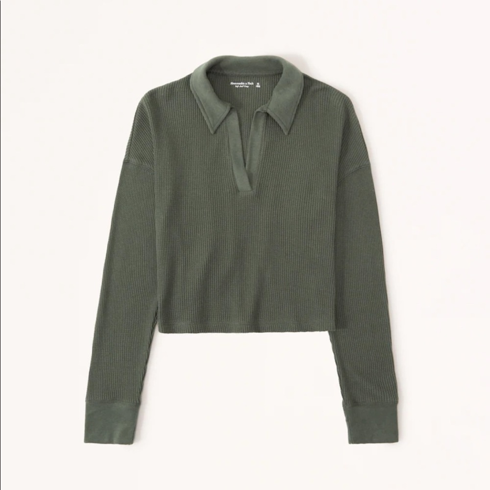 Abercrombie waffle knit longsleeve